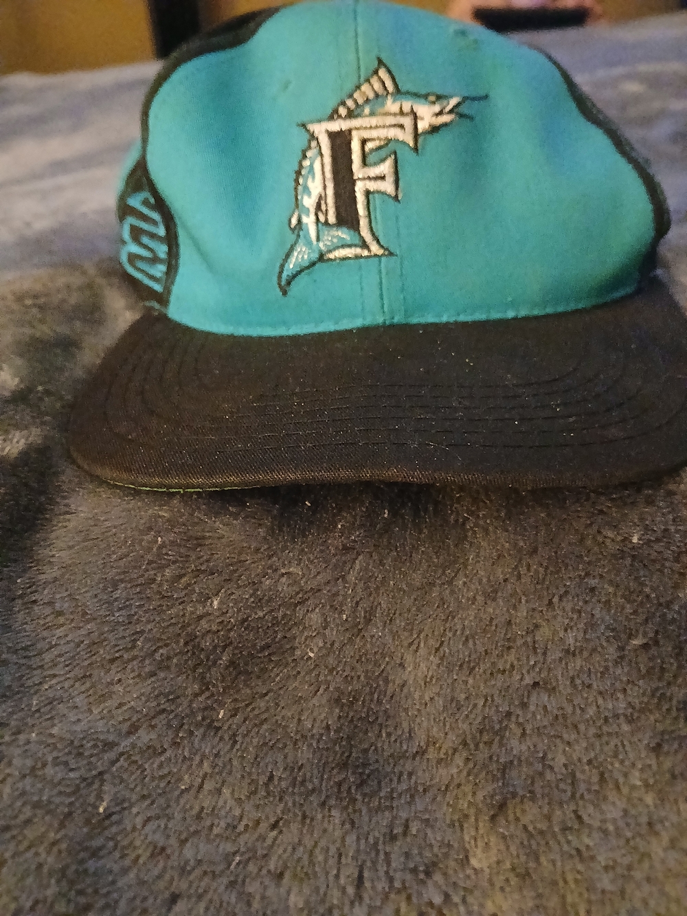 Vintage Annci Florida Marlins Teal and Black Cap